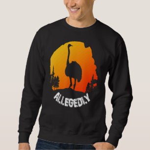 Sweatshirt Vintage Retro Ostrich Allégation 1