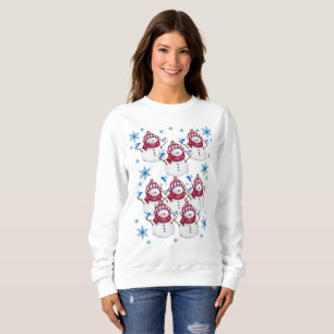 Sweatshirt Vintage Santa's Snowman  