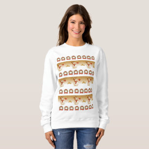 Sweatshirt Vintage Santa's Snowman  