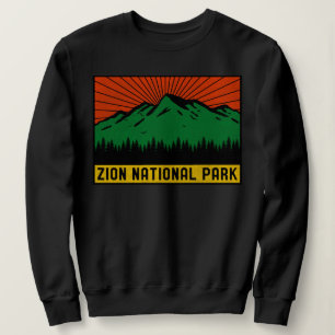 Sweatshirt Vintage Zion National Park Utah Mountain Souvenir