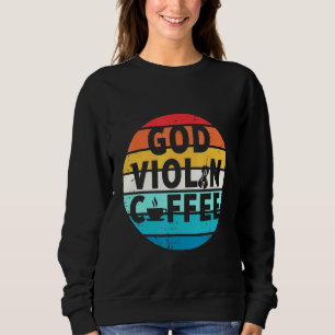 Sweatshirt Violoniste chrétien Joueur de violon d'église chré