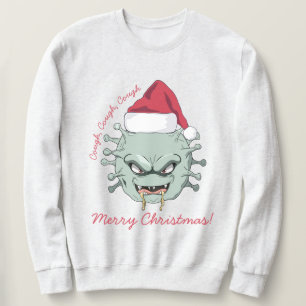 Sweatshirt Virus de Noël malin