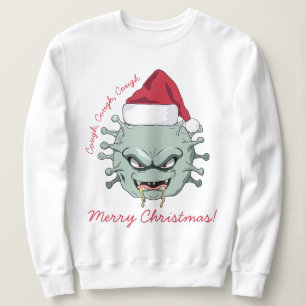 Sweatshirt Virus de Noël malin