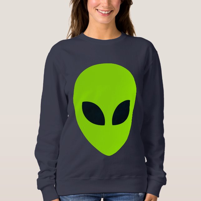SWEATSHIRT VISAGE ALIEN (Devant)
