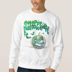 Sweatshirt Visage Citrouille éffrayant Pour Hommes Costume