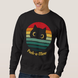 Sweatshirt Visage de Chat Mignon Peek a Mew