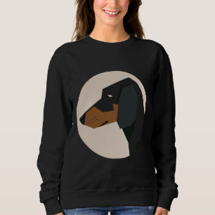 Sweatshirt Visage de chien Dachshund