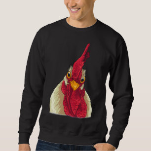 Sweatshirt Visage de poulet D
