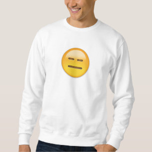 Sweatshirt Visage sans expression Emoji