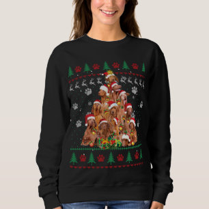 Sweatshirt Vizsla Christmas Dog Lover Venin Ugly Sweater Xmas