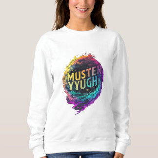 Sweatshirt voici un dessin de t-shirt avec le texte "Muster Y