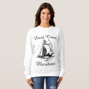 Sweatshirt Voilier maritime de la côte Est