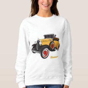 Sweatshirt Voiture jaune classique 1931