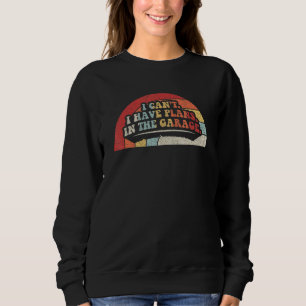 Sweatshirt Voiture Mécanique Cadeau Rétro Je ne peux pas avoi