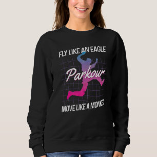Sweatshirt Voler Comme Un Aigle Se Déplace Comme Un Singe Fre