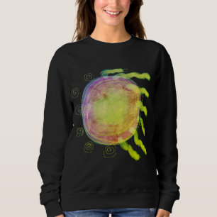 Sweatshirt Voler l'art Abstrait original Sun pour porter