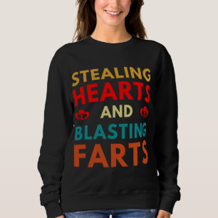 Sweatshirt Voler les cœurs et faire éclater des pets à la Sai