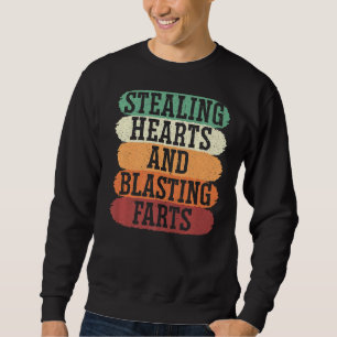 Sweatshirt Voler les coeurs et les pépites pour un Valentin