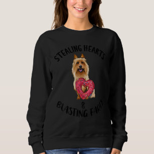 Sweatshirt Voleur de cœur pets explosifs Terrier Australien V