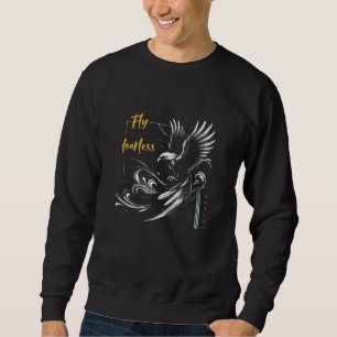 Sweatshirt Volez sans peur - Art du majestueux aigle