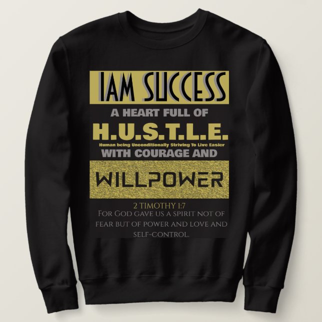 SWEATSHIRT VOLONTÉ (Design devant)