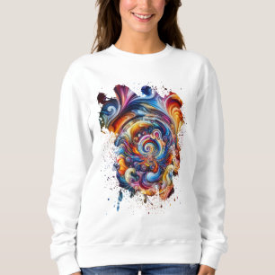 Sweatshirt Vortex tourbillonnant des couleurs