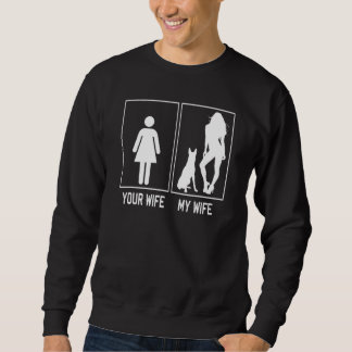 Sweatshirt Votre Femme Ma Femme Belge Malinois Pour Mari