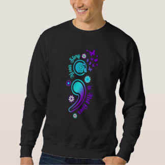 Sweatshirt Votre histoire n'est pas terminée point-virgule Su