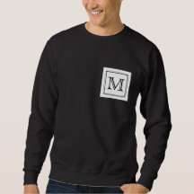 Votre lettre. Monogramme fait sur commande. Noir
