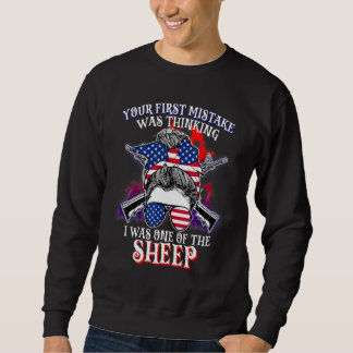 Sweatshirt Votre Première Erreur Était De Penser Que J'Étais 