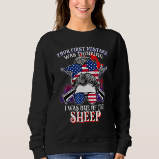 Sweatshirt Votre Première Erreur Était De Penser Que J'Étais 