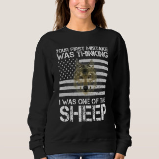 Sweatshirt Votre Première Erreur Était De Penser Que J'Étais
