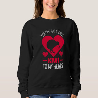 Sweatshirt Vous Avez Le Kiwi Pour Mon Cœur Jeu De Mots Pour U