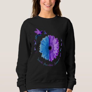 Sweatshirt Vous Comptez Prévention du Suicide Ruban de Sensib