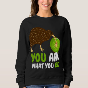Sweatshirt Vous Êtes Ce Que Vous Mangez I Kiwi Oiseaux Fruits