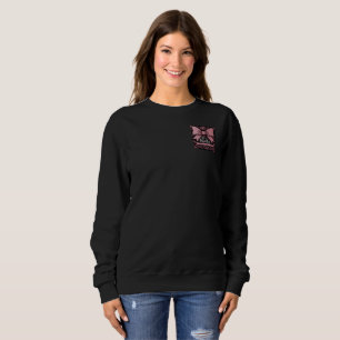 Sweatshirt Vous êtes dignes, Proverbes, avec un arc rose