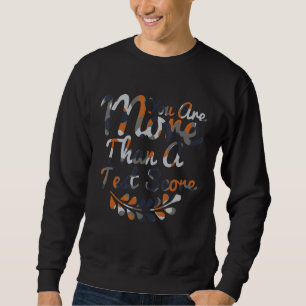 Sweatshirt Vous Êtes Plus Qu'Un Test Score Camo Test Day Te