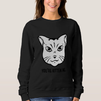 Sweatshirt Vous Me Faites Marcher Chat Propriétaire de chat