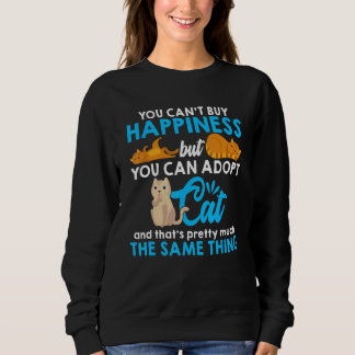 Sweatshirt Vous ne pouvez pas acheter le bonheur mais vous po