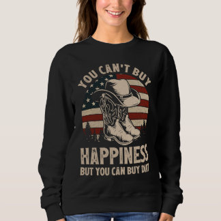 Sweatshirt Vous ne pouvez pas acheter le bonheur mais vous po
