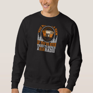 Sweatshirt Vous Pourriez Être Une Empreinte De Jambon
