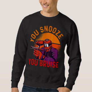 Sweatshirt Vous Snooze Vous Bruit Paintball Hommes Femmes Enf