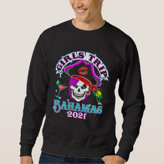 Sweatshirt Voyage à Bahamas 2021 pour l'enterrement de vie de