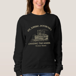Sweatshirt Voyage Classique : L'ère de la vapeur
