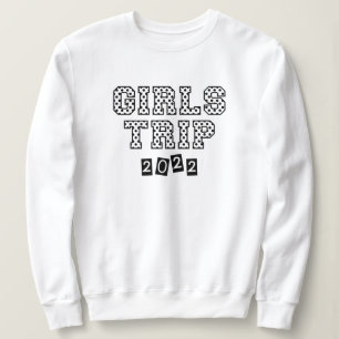 Sweatshirt Voyage entre filles 2022 Week-end de vacances entr