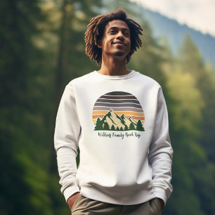 Sweatshirt Voyage sur la route forestière Cool Custom Family