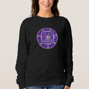 Sweatshirt W2 pourpre