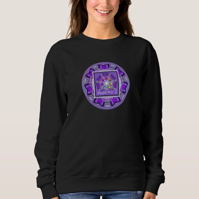 Sweatshirt W2 pourpre (Devant)