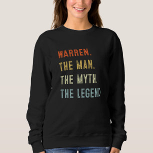 Sweatshirt Warren The Man Myth Legend Fatheru2019s Day Papa
