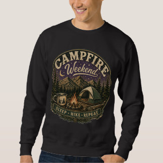 Sweatshirt Week-end au coin du feu